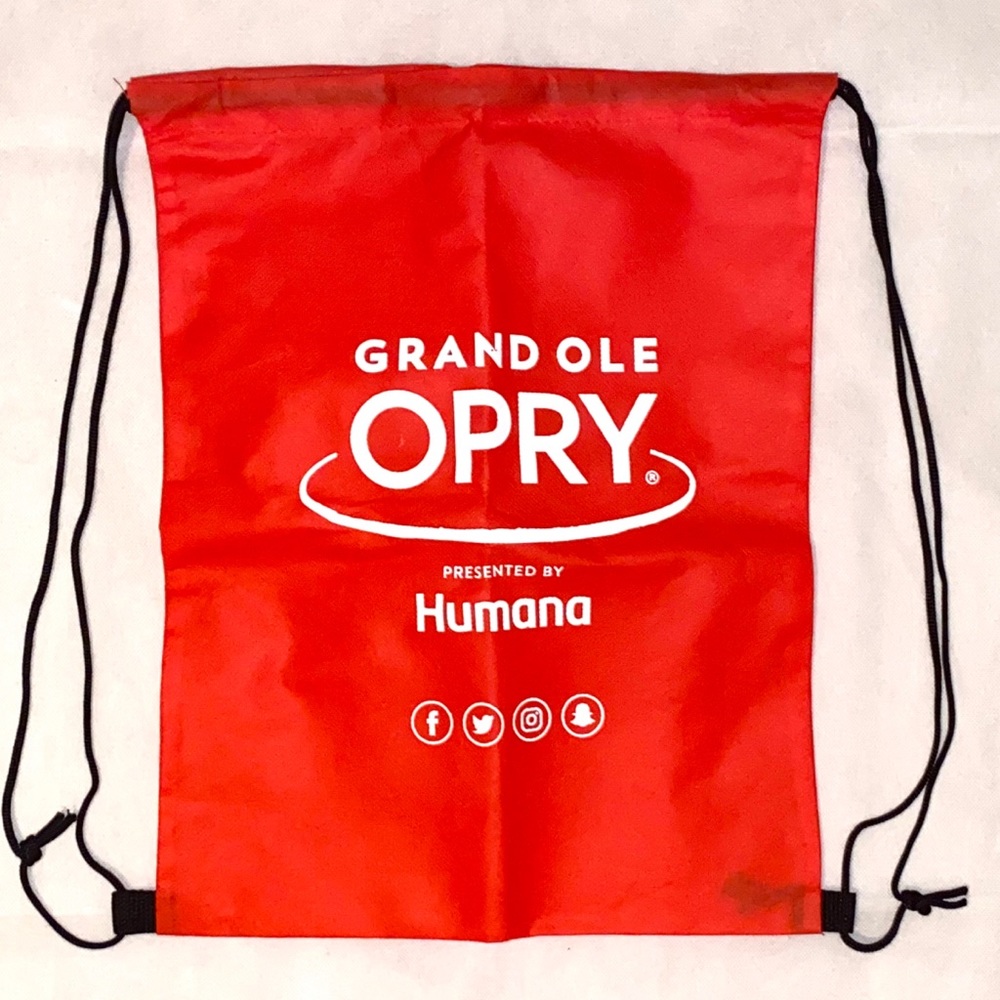 Grand ole Opry drawstring bag NASHVILLE
